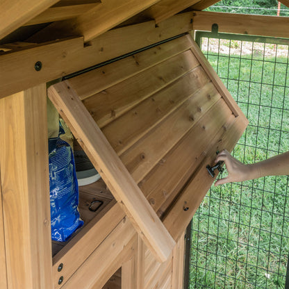 미국직구 켄넬·이동장 Backyard Discovery 7' x 5' Canine Cabin Outdoor Dog Kennel