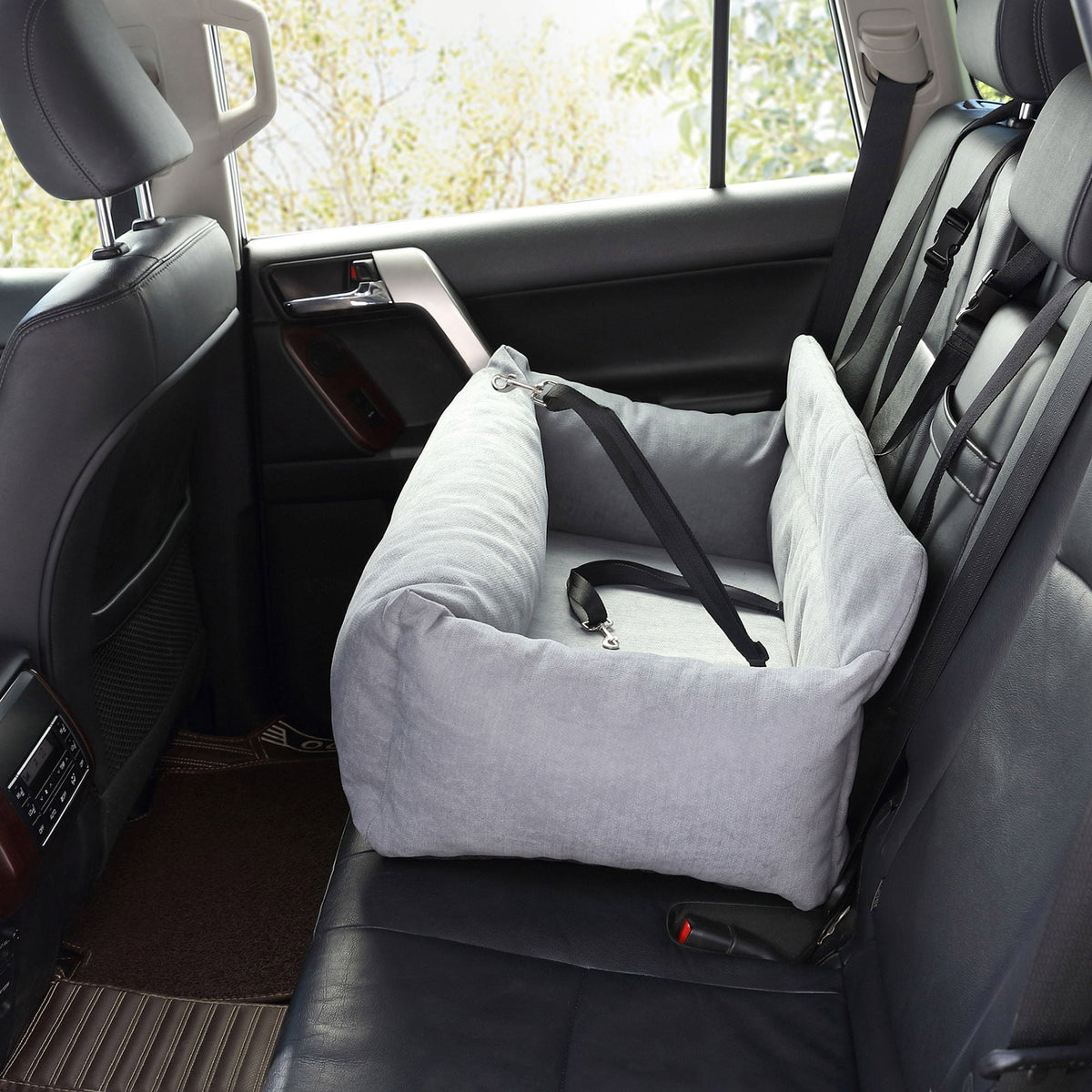 미국직구 강아지 방석·침대 Petnology Tough Traveler Two-seater Car Pet Bed