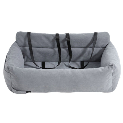 미국직구 강아지 방석·침대 Petnology Tough Traveler Two-seater Car Pet Bed