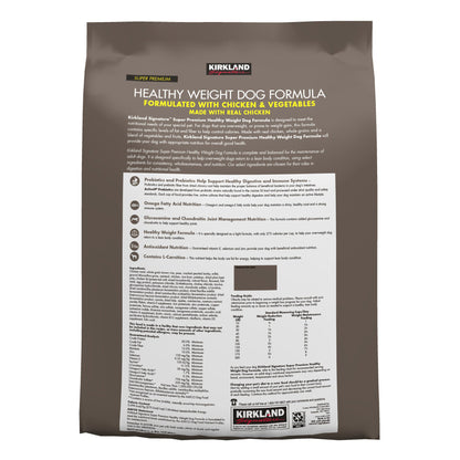 미국직구 커클랜드 강아지 사료 Kirkland Signature Healthy Weight Formula Chicken and Vegetable Dog Food, 25 lbs