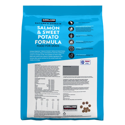 미국직구 커클랜드 강아지 사료 Kirkland Signature Nature's Domain Salmon and Sweet Potato Formula Dog Food, 25 lbs