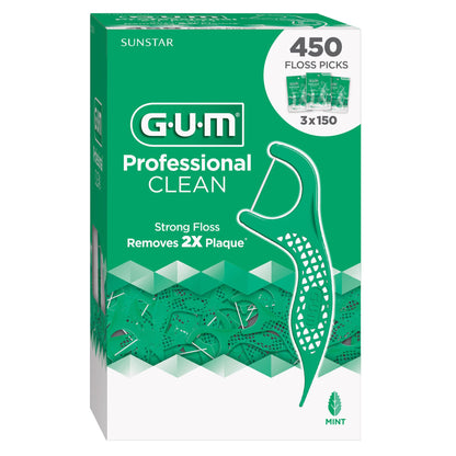 미국직구 치실 GUM Professional Clean Floss Picks, 150-count, 3-pack