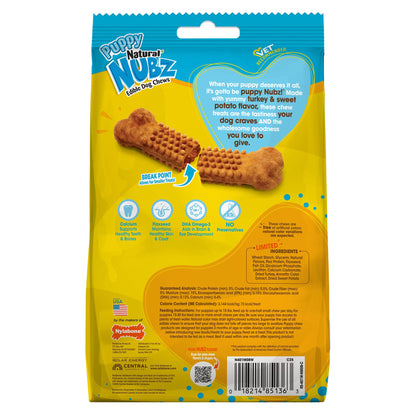 미국직구 나일라본 강아지 장난감 Nylabone Puppy Chew Toys and Small NUBZ Gift Box, 4-count