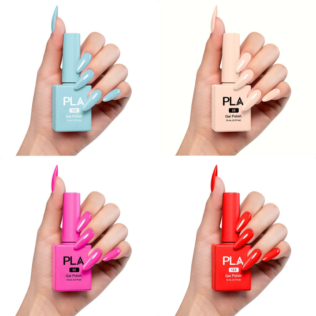 미국직구 PLA Beauty 9-piece / PLA Beauty 9-piece Gel Nail Polish Kit with UV/LED Lamp 3