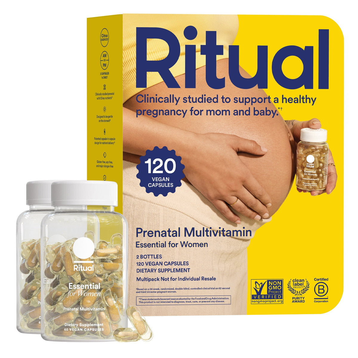 미국직구 리추얼 종합비타민 Ritual Prenatal Multivitamin, 120 Capsules