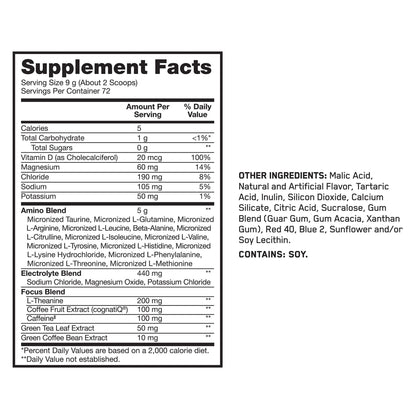 미국직구 옵티멈뉴트리션 아미노 에너지 Optimum Nutrition Essential Amino Energy + Electrolytes, Grape, 1.42 lbs