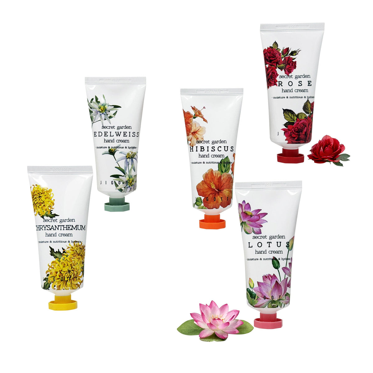 미국직구 지고트 100ml 5팩 / Jigott Secret Garden Hand Cream, 100ml, 5-pack 4