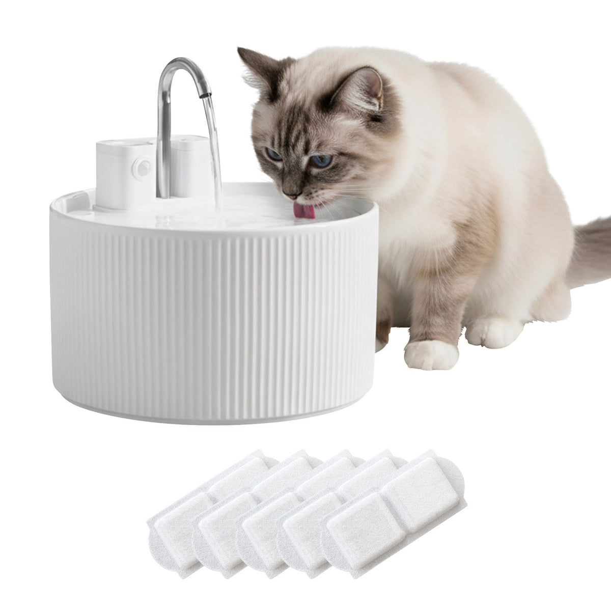 미국직구 펫용품 PawsPik Cordless Ceramic Faucet-Style Pet Water Fountain, Bundle
