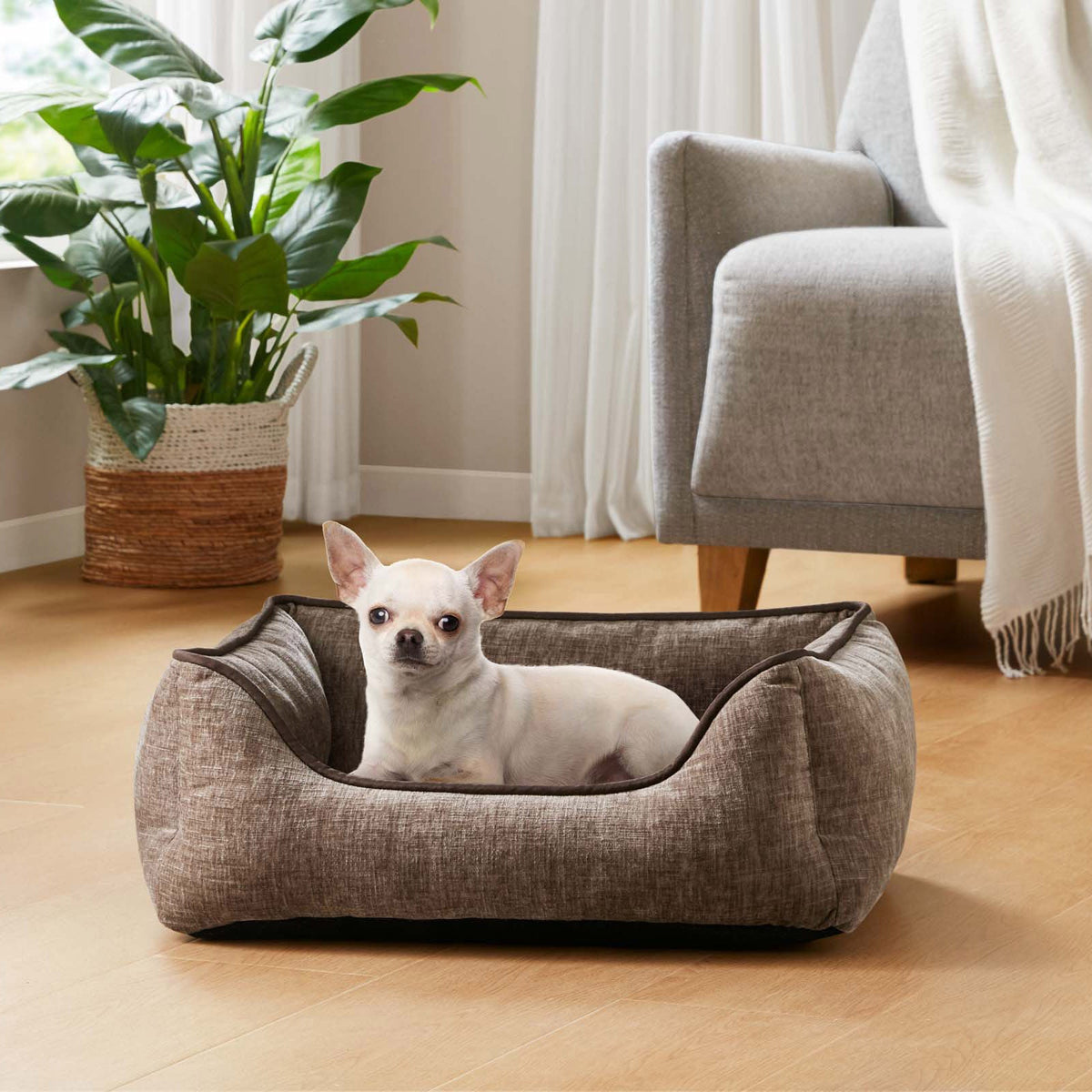 미국직구 커클랜드 강아지 방석·침대 Kirkland Signature Wide Walled Cuddler Pet Bed