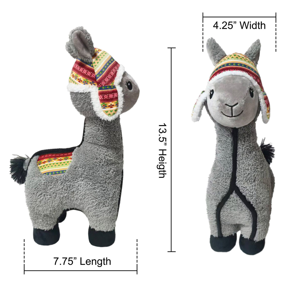 미국직구 강아지 장난감 Delca Land of Llamas Dog Toys, 2-pack