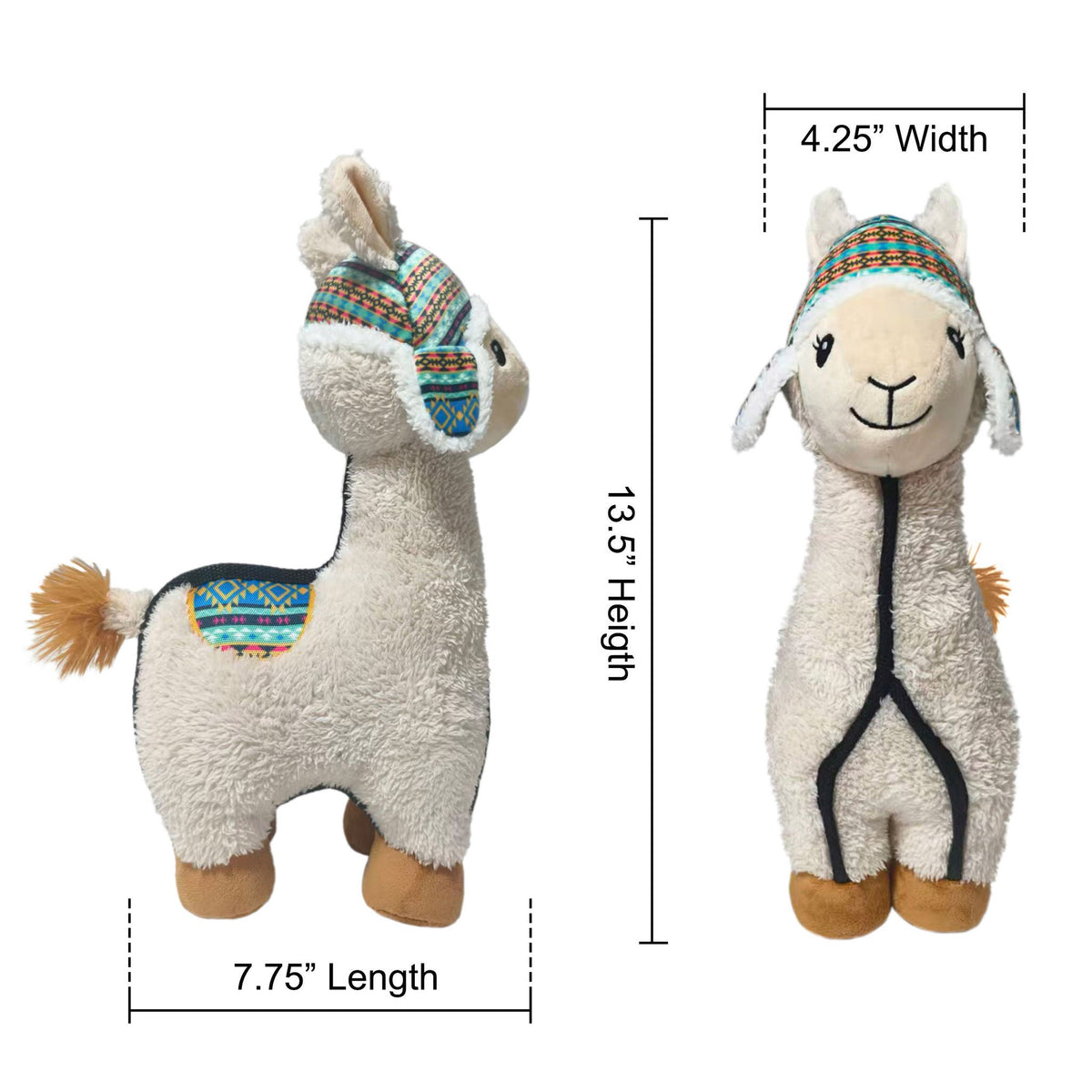 미국직구 강아지 장난감 Delca Land of Llamas Dog Toys, 2-pack