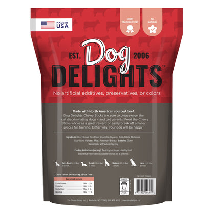 미국직구 도그딜라이트 반려견 해충·구충 Dog Delights Chewy Beef Sticks, 48oz, 2 pack
