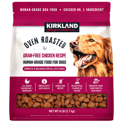 미국직구 커클랜드 강아지 사료 Kirkland Signature Oven Roasted Chicken Recipe Dog Food, 6 lbs