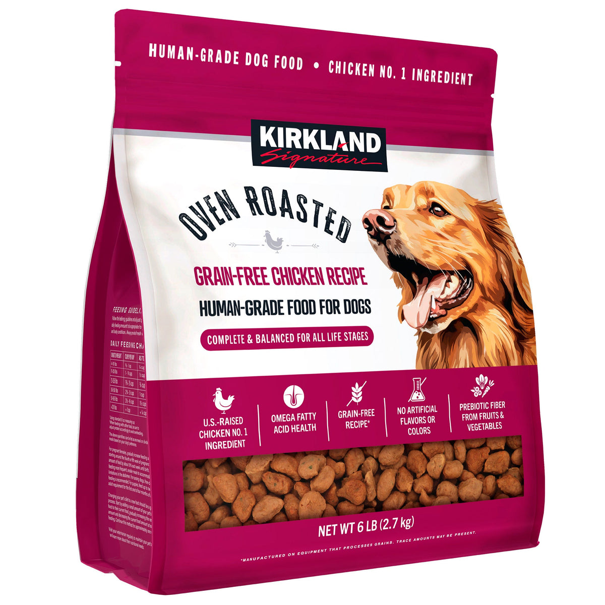 미국직구 커클랜드 강아지 사료 Kirkland Signature Oven Roasted Chicken Recipe Dog Food, 6 lbs