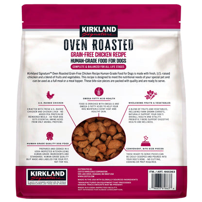 미국직구 커클랜드 강아지 사료 Kirkland Signature Oven Roasted Chicken Recipe Dog Food, 6 lbs