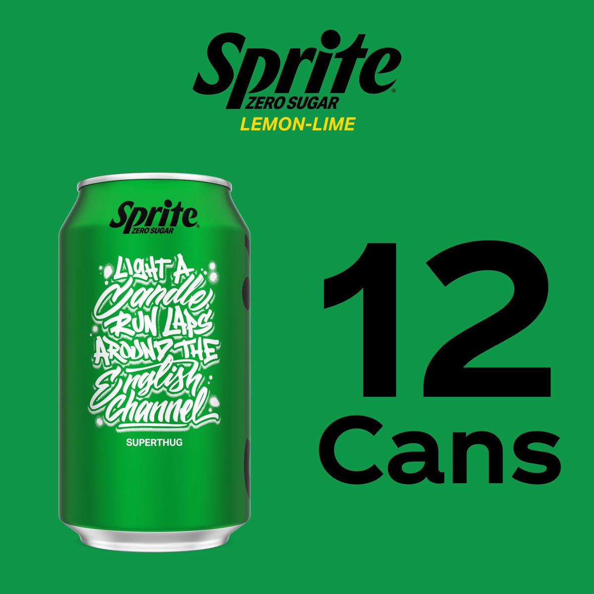 미국직구 스프라이트 Zero Sugar Lemon-Lime Caffeine Free Soda Pop Fridge Pack Cans, 12 fl oz, 12 Pack