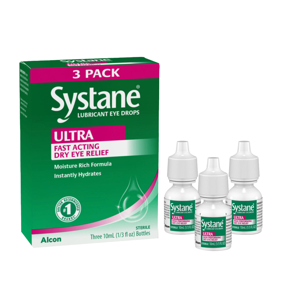 미국직구 시스테인 인공눈물 Systane ULTRA Lubricant Eye Drops, 30 ml.