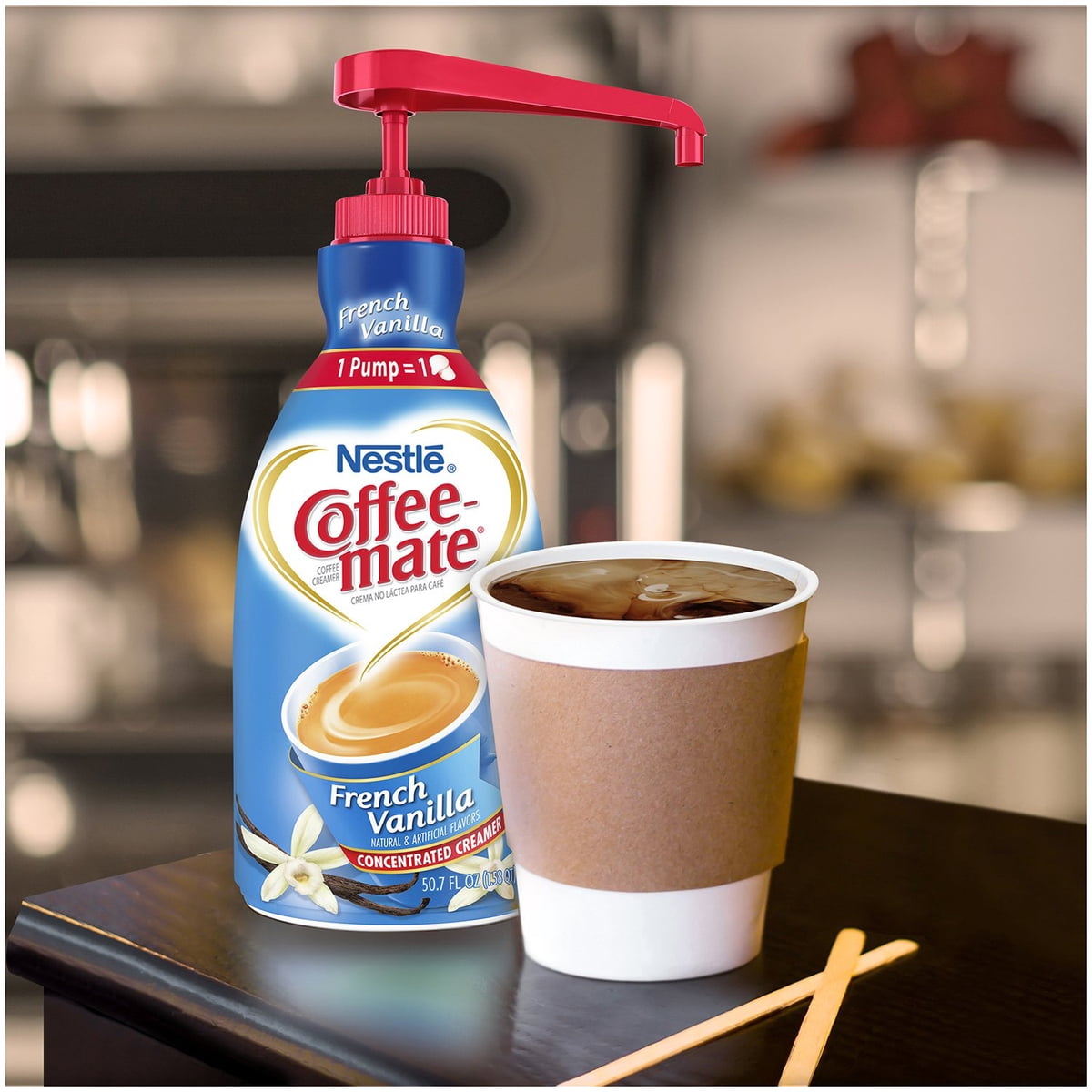미국직구 Nestle 커피 1.5L / Nestle Coffee mate Liquid Creamer Pump, French Vanilla, 1.5L 7