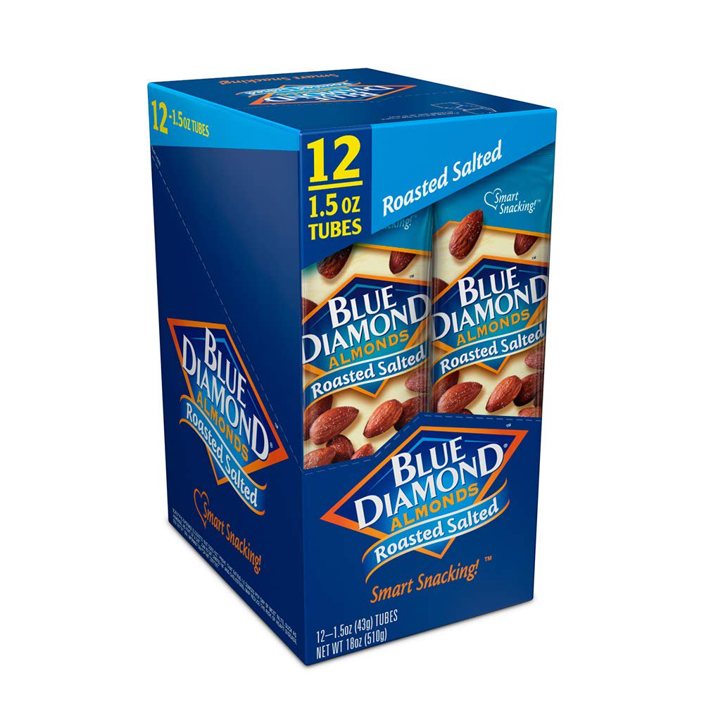 미국직구 Blue Diamond Roasted 견과 43g / Blue Diamond Roasted Salted Almonds, 12 Tubes x 43g Eac 3