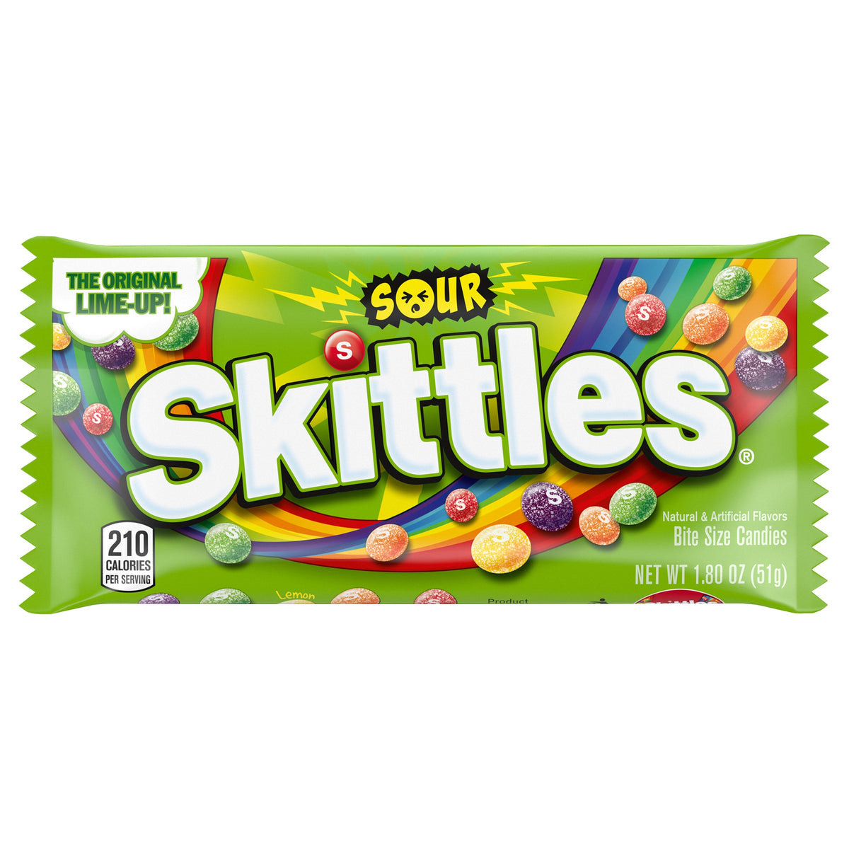 미국직구 스키틀즈 Sour Chewy Candy, 1.8 oz, 24 ct