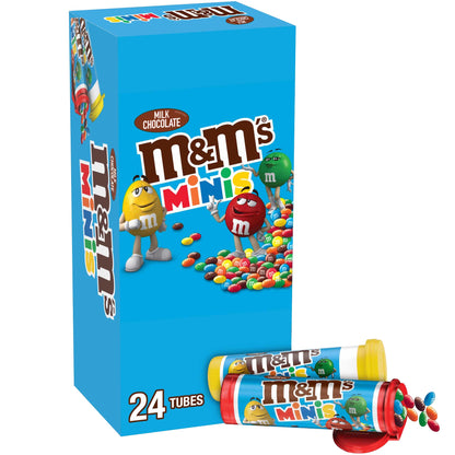 미국직구 엠앤엠즈 'S Minis Chocolate Candy, Milk Chocolate, 1.08 oz, 24 ct