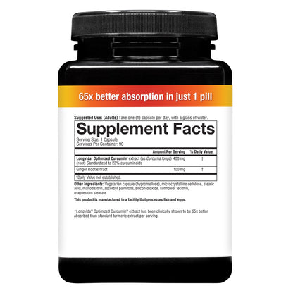 미국직구 유스테오리 커큐민 youtheory Total Body Turmeric, 90 Vegetarian Capsules