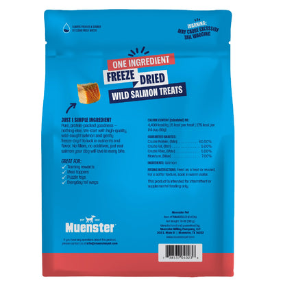 미국직구 뮌스터 강아지 간식 Muenster Freeze Dried Salmon Dog Treats, 18 oz, 2-pack