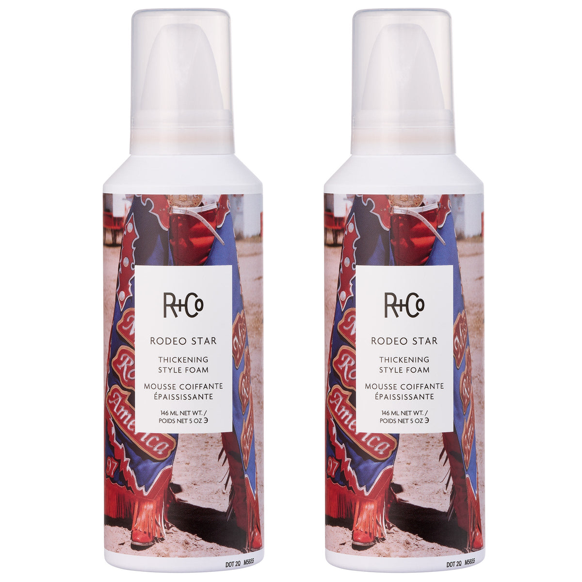 미국직구 R Co Rodeo 142g 2팩 / R+Co Rodeo Star Thickening Style Foam 142g, 2-pack 1