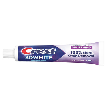 미국직구 크레스트 치약 Crest 3D White Brilliant Mint Whitening Toothpaste, 5.2 oz, 5-pack