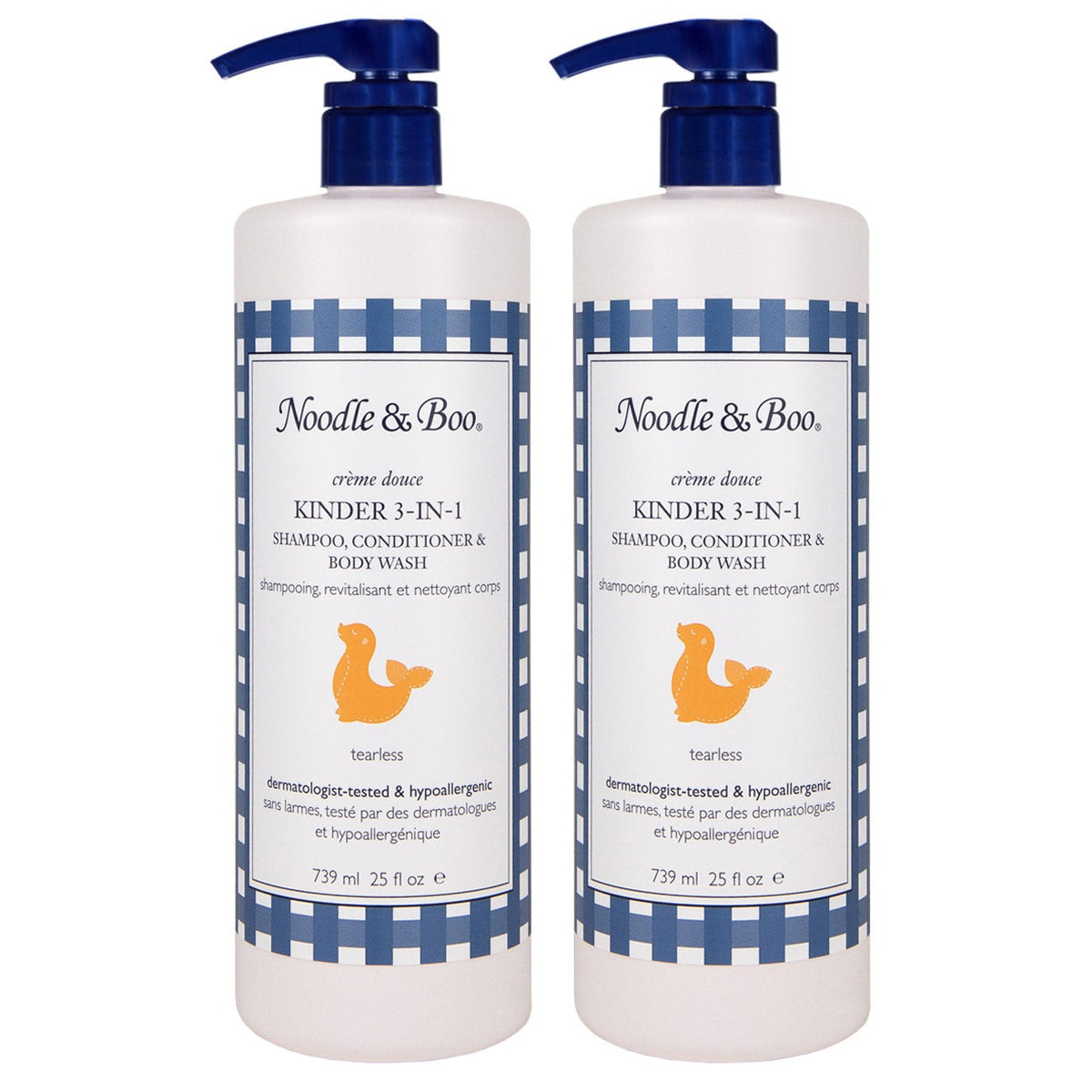 미국직구 Noodle & Boo 샴푸 739ml 2팩 / Noodle & Boo Kinder 3-In-1 Shampoo, Conditioner & Body Was 3