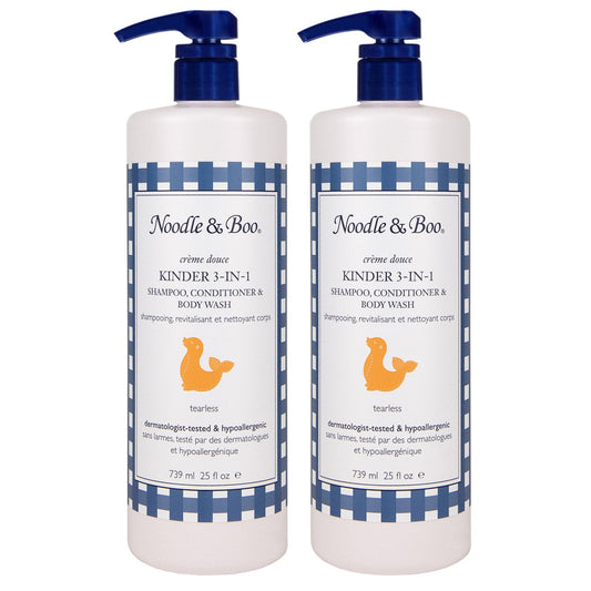 미국직구 Noodle & Boo 샴푸 739ml 2팩 / Noodle & Boo Kinder 3-In-1 Shampoo, Conditioner & Body Wash 739ml, 2 1