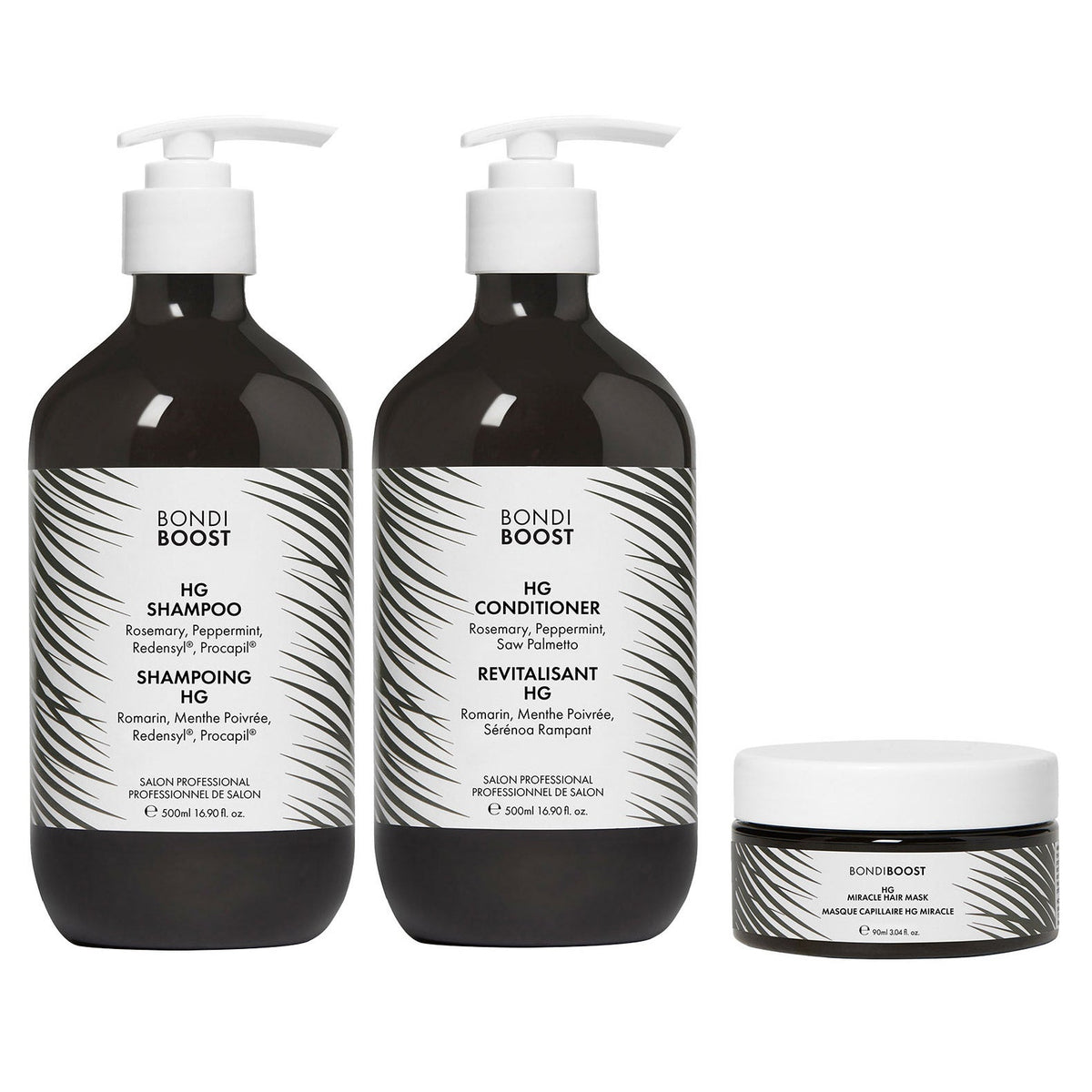미국직구 본디부스트 500ml / Bondi Boost Intensive Anti-Thinning Bundle, (2) 500ml, (1) 90ml 3