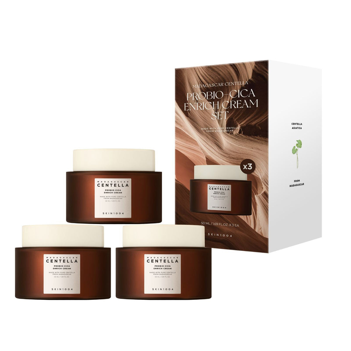미국직구 Skin1004 ProbioCica Cream 50ml 3팩 / Skin1004 ProbioCica Cream, 50ml, 3-pack 1
