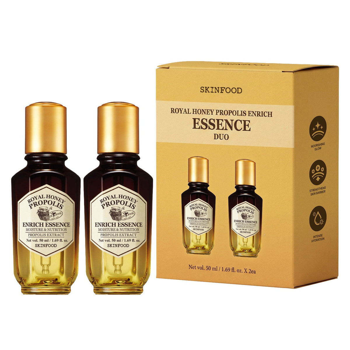 미국직구 SKINFOOD Honey Essence 50ml 2팩 / SKINFOOD Honey Essence, 50ml 2-pack 1