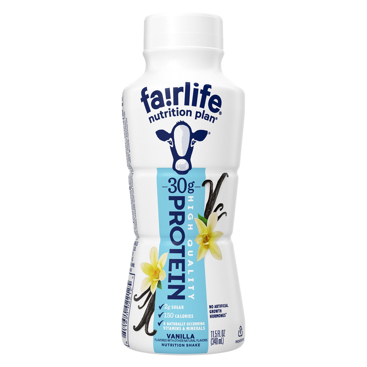 미국직구 페어라이프 단백질 쉐이크 음료 바닐라 Fairlife Nutrition Plan, 30g Protein Shake, Vanilla, 11.5 fl oz, 18-pack