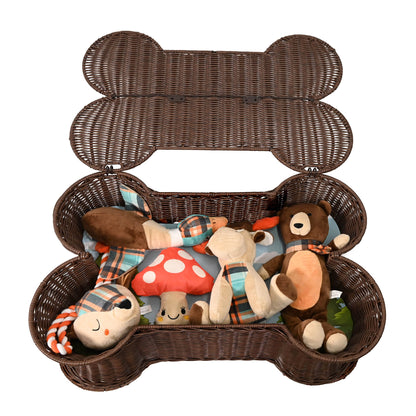 미국직구 버디버디 강아지 장난감 Buddy Buddy 6-piece Woodland Dog Toy and Bone Basket Storage Set
