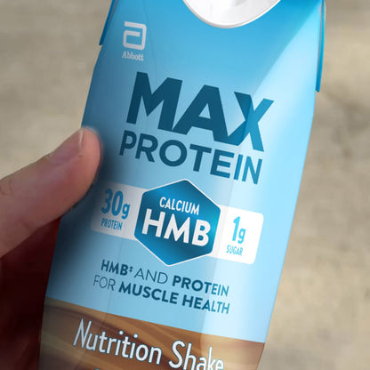 미국직구 맥스프로틴 단백질 쉐이크 음료 초콜릿 Max Protein 30g Protein Shake +HMB, Chocolate, 11 fl oz, 15-pack