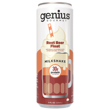 미국직구 지니어스 가르메 단백질 쉐이크 음료 루트비어 Genius Gourmet Root Beer Float 30g Protein Shake, 11 fl oz, 15-pack