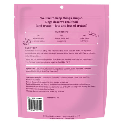 미국직구 보체스베이커리 강아지 간식 Bocce's Quack, Quack, Quack Dog Treats 2 lbs, 2-pack