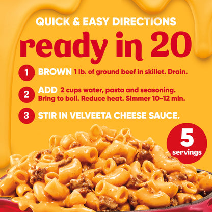 미국직구 벨비타 Skillets Ultimate Cheeseburger Mac One Pan Dinner Kit, 12.8 oz Box