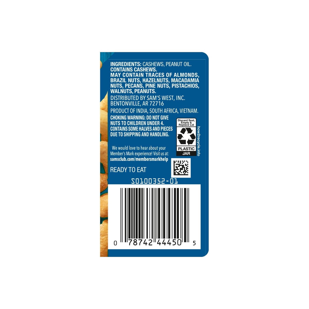 미국직구 멤버스마크 견과 936g / Member's Mark Unsalted Whole Cashews, 936g 5