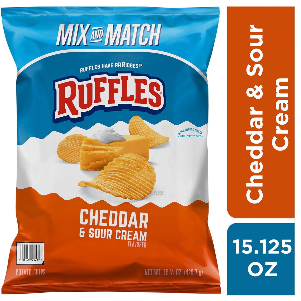미국직구 Ruffles Cheddar & 447ml / Ruffles Cheddar & Sour Cream Potato Chips, 447ml 3
