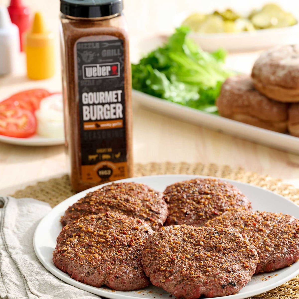 미국직구 Weber 822g / Weber Gourmet Burger Seasoning, 822g 4