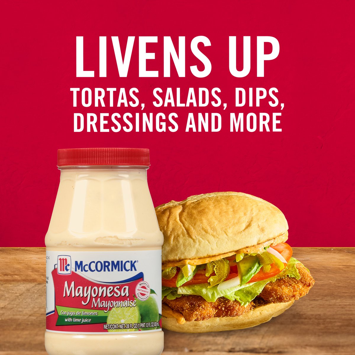 미국직구 McCormick Mayonesa 828ml / McCormick Mayonesa (Mayonnaise) With Lime Juice, 828ml Jar 4