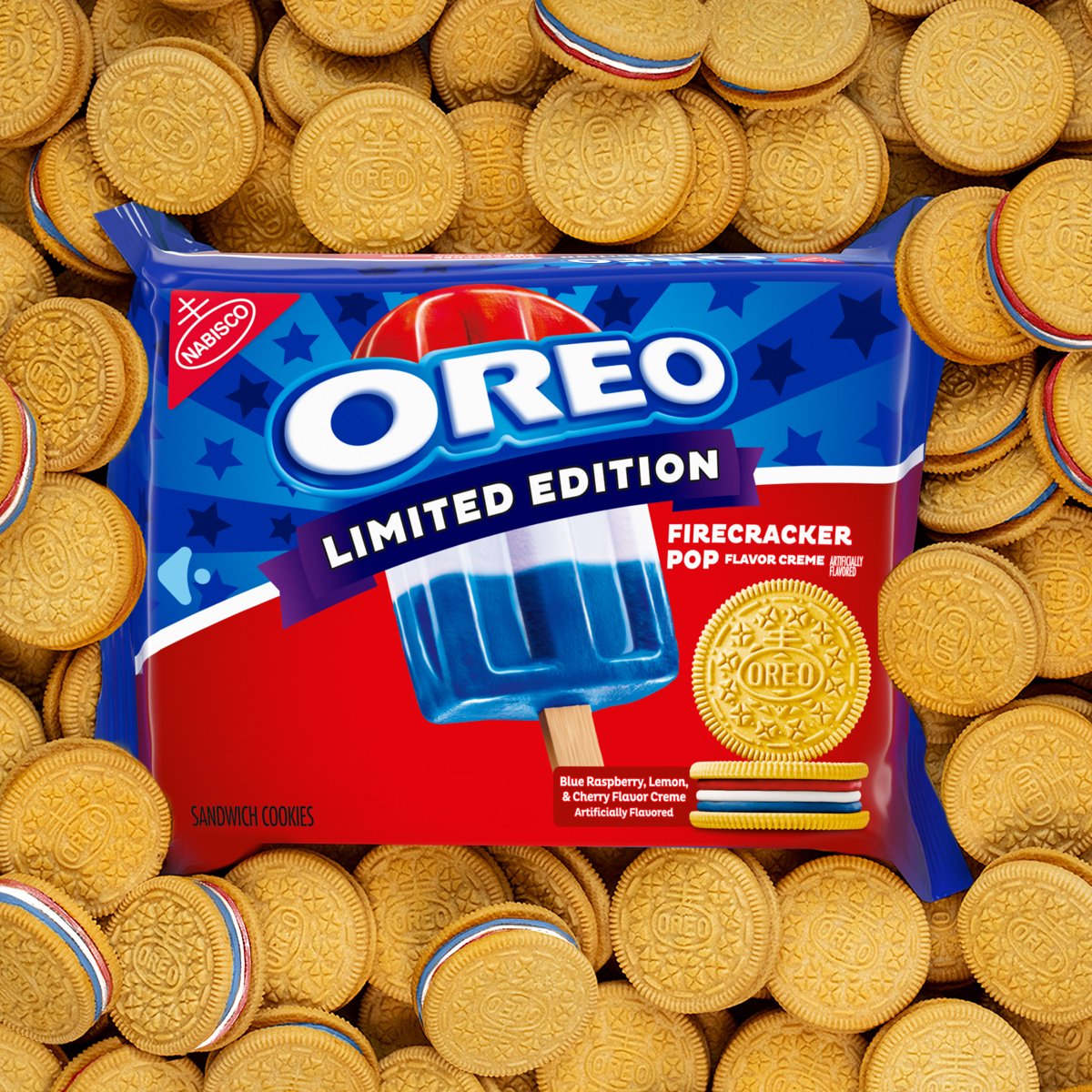 미국직구 OREO Firecracker Pop 과자 325g / OREO Firecracker Pop Sandwich Cookies, Limited Edition 4