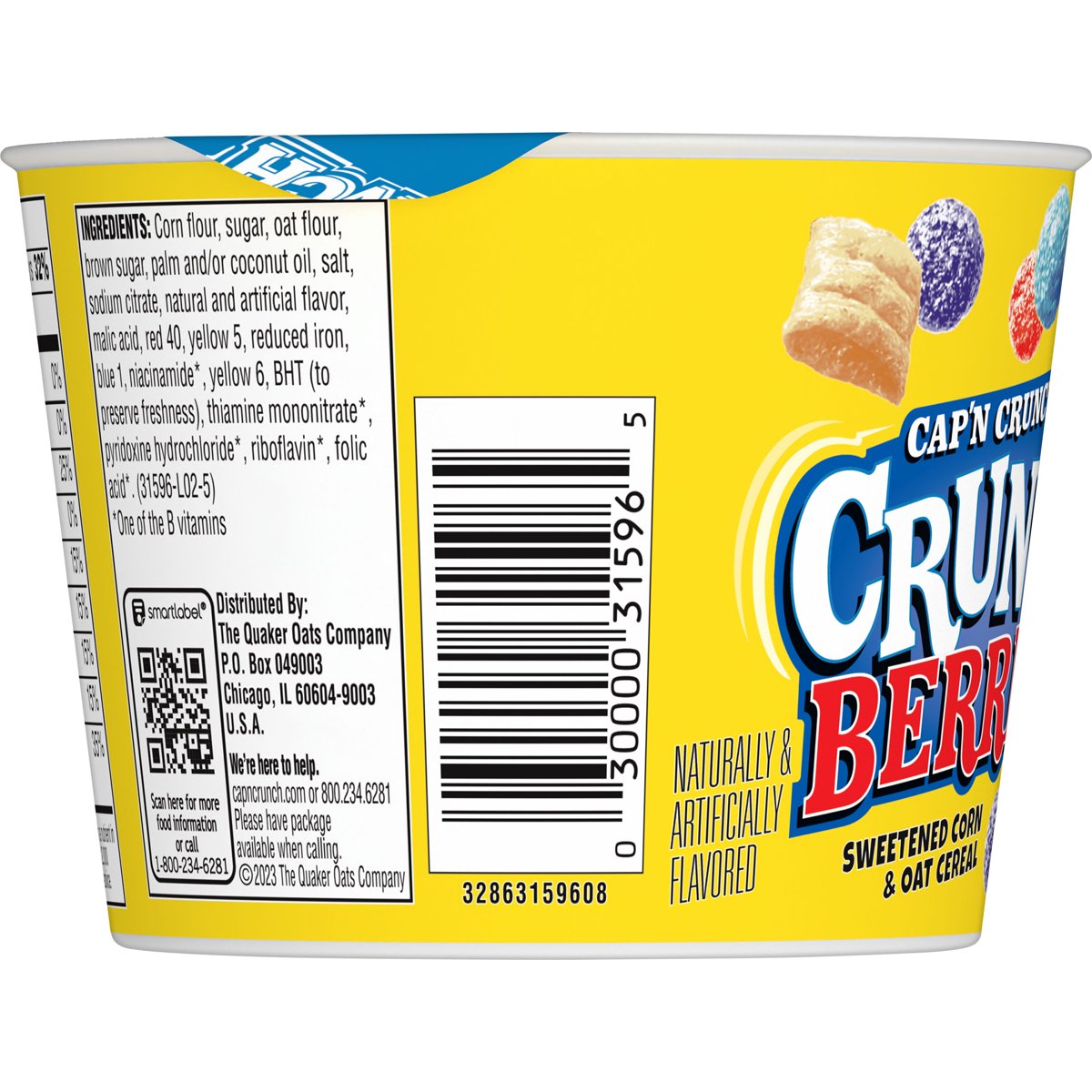 미국직구 Cap'n Crunch Berries 37g 2팩 / Cap'n Crunch Berries On the Go Cup 37g, 2 Pack Bundle 4
