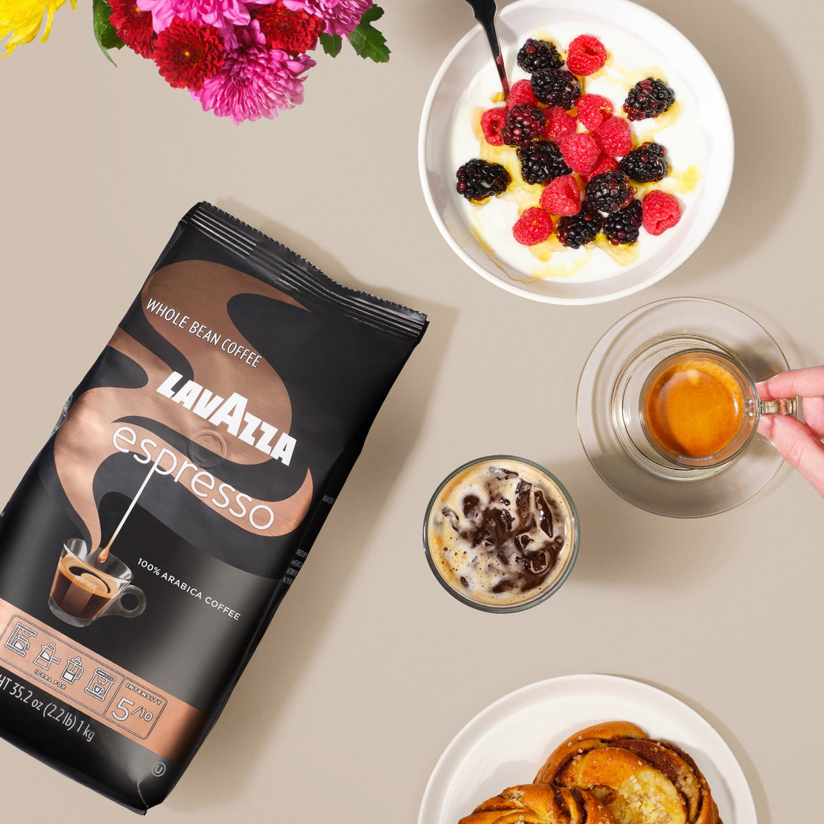 미국직구 Lavazza Espresso Whole Bean Coffee, Medium Roast, 2.2 lbs