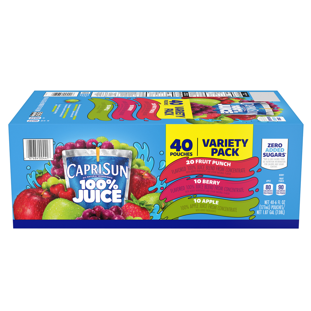 미국직구 카프리썬 100% Juice Blend, Variety Pack, 6 fl oz, 40 ct