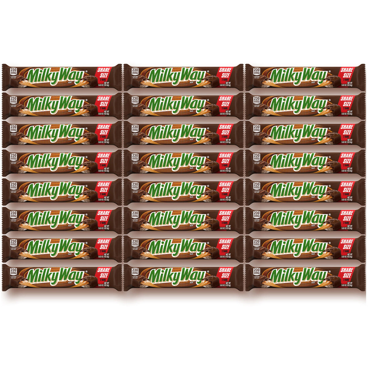 미국직구 Milky Way Caramel Chocolate Candy Bar, Share Size, 3.63 oz, 24 ct