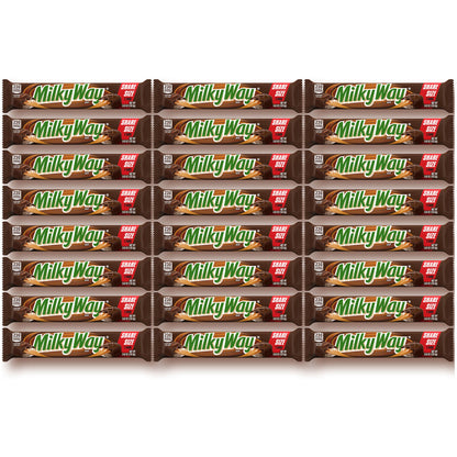 미국직구 Milky Way Caramel Chocolate Candy Bar, Share Size, 3.63 oz, 24 ct